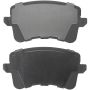 MPA 1003-1386AM Quality-Built Black Series Semi-Metallic Brake Pads w/ Hardware