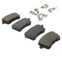 MPA 1003-1386C Quality-Built Black Series Ceramic Brake Pads w/ Hardware