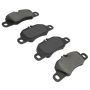 MPA 1003-1389M Quality-Built Black Series Semi-Metallic Brake Pads