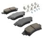 MPA 1003-1391C Quality-Built Black Series Ceramic Brake Pads w/ Hardware