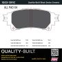 MPA 1003-1391C Quality-Built Black Series Ceramic Brake Pads w/ Hardware