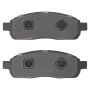MPA 1003-1392M Quality-Built Black Series Semi-Metallic Brake Pads w/ Hardware