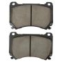 MPA 1003-1396C Quality-Built Black Series Ceramic Brake Pads w/ Hardware