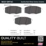 MPA 1003-1397AC Quality-Built Black Series Ceramic Brake Pads w/ Hardware
