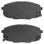MPA 1003-1397C Quality-Built Black Series Ceramic Brake Pads w/ Hardware