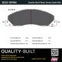 MPA 1003-1399M Quality-Built Black Series Semi-Metallic Brake Pads w/ Hardware