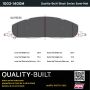 MPA 1003-1400M Quality-Built Black Series Semi-Metallic Brake Pads w/ Hardware