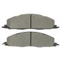 MPA 1003-1400M Quality-Built Black Series Semi-Metallic Brake Pads w/ Hardware