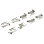 MPA 1003-1400M Quality-Built Black Series Semi-Metallic Brake Pads w/ Hardware
