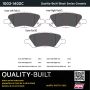 MPA 1003-1402C Quality-Built Black Series Ceramic Brake Pads w/ Hardware