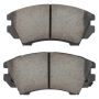 MPA 1003-1404C Quality-Built Black Series Ceramic Brake Pads w/ Hardware