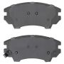 MPA 1003-1404M Quality-Built Black Series Semi-Metallic Brake Pads w/ Hardware