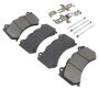 MPA 1003-1405AM Quality-Built Black Series Semi-Metallic Brake Pads w/ Hardware