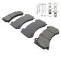 MPA 1003-1405M Quality-Built Black Series Semi-Metallic Brake Pads w/ Hardware