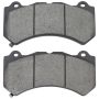 MPA 1003-1405M Quality-Built Black Series Semi-Metallic Brake Pads w/ Hardware