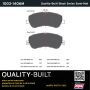 MPA 1003-1406M Quality-Built Black Series Semi-Metallic Brake Pads w/ Hardware