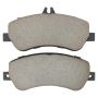 MPA 1003-1406M Quality-Built Black Series Semi-Metallic Brake Pads w/ Hardware