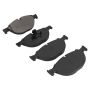 MPA 1003-1409M Quality-Built Black Series Semi-Metallic Brake Pads