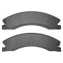 MPA 1003-1411C Quality-Built Black Series Ceramic Brake Pads w/ Hardware
