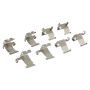 MPA 1003-1411M Quality-Built Black Series Semi-Metallic Brake Pads w/ Hardware