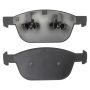 MPA 1003-1412M Quality-Built Black Series Semi-Metallic Brake Pads w/ Hardware