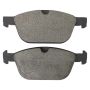 MPA 1003-1412M Quality-Built Black Series Semi-Metallic Brake Pads w/ Hardware