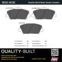 MPA 1003-1413C Quality-Built Black Series Ceramic Brake Pads w/ Hardware