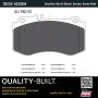 MPA 1003-1420M Quality-Built Black Series Semi-Metallic Brake Pads w/ Hardware