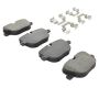 MPA 1003-1427M Quality-Built Black Series Semi-Metallic Brake Pads w/ Hardware