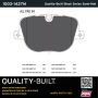MPA 1003-1427M Quality-Built Black Series Semi-Metallic Brake Pads w/ Hardware