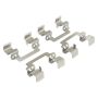 MPA 1003-1430BC Quality-Built Black Series Ceramic Brake Pads w/ Hardware