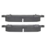 MPA 1003-1430BC Quality-Built Black Series Ceramic Brake Pads w/ Hardware