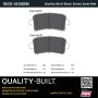 MPA 1003-1430BM Quality-Built Black Series Semi-Metallic Brake Pads w/ Hardware