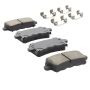 MPA 1003-1430C Quality-Built Black Series Ceramic Brake Pads w/ Hardware