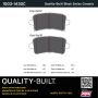 MPA 1003-1430C Quality-Built Black Series Ceramic Brake Pads w/ Hardware