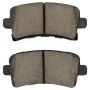 MPA 1003-1430C Quality-Built Black Series Ceramic Brake Pads w/ Hardware