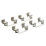 MPA 1003-1430C Quality-Built Black Series Ceramic Brake Pads w/ Hardware