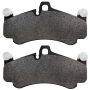MPA 1003-1431M Quality-Built Black Series Semi-Metallic Brake Pads w/ Hardware