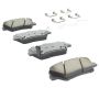 MPA 1003-1432C Quality-Built Black Series Ceramic Brake Pads w/ Hardware