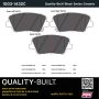 MPA 1003-1432C Quality-Built Black Series Ceramic Brake Pads w/ Hardware