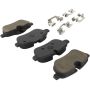 MPA 1003-1433C Quality-Built Black Series Ceramic Brake Pads w/ Hardware