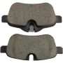 MPA 1003-1433C Quality-Built Black Series Ceramic Brake Pads w/ Hardware