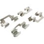 MPA 1003-1433C Quality-Built Black Series Ceramic Brake Pads w/ Hardware