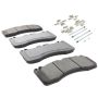 MPA 1003-1440M Quality-Built Black Series Semi-Metallic Brake Pads w/ Hardware