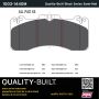 MPA 1003-1440M Quality-Built Black Series Semi-Metallic Brake Pads w/ Hardware