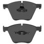 MPA 1003-1443M Quality-Built Black Series Semi-Metallic Brake Pads