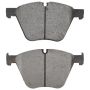 MPA 1003-1443M Quality-Built Black Series Semi-Metallic Brake Pads