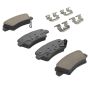 MPA 1003-1445C Quality-Built Black Series Ceramic Brake Pads w/ Hardware