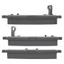 MPA 1003-1445C Quality-Built Black Series Ceramic Brake Pads w/ Hardware