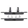 MPA 1003-1448M Quality-Built Black Series Semi-Metallic Brake Pads